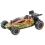 Samochód zdalnie sterowany Hot Wheels Micro Buggy 1:28 pomarańczowo- żółty