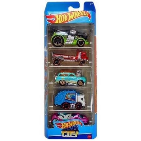Samochody Hot Wheels City HFV89 5 SZT