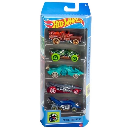 Samochody Hot Wheels Street Beasts HFV91 5 SZT