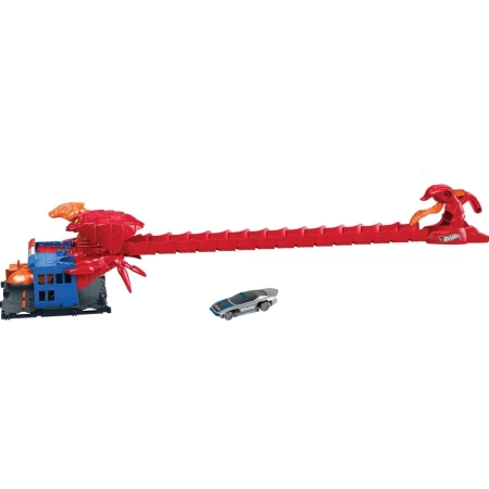 Hot Wheels City Pułapka Skorpiona elastyczny tor 76cm + autko zestaw HDR32
