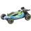 Samochód zdalnie sterowany Hot Wheels Micro Buggy 1:28 zielono-niebieski