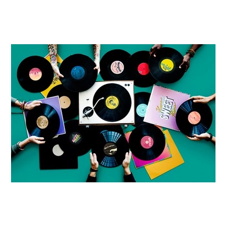 Gramofon Adapter BT SD 2x5W Vinyl Turntable Hykker