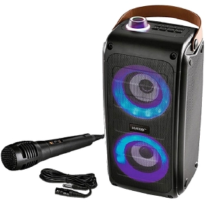 Bezprzewodowy głośnik karaoke z mikrofonem kolumna 20W Hykker