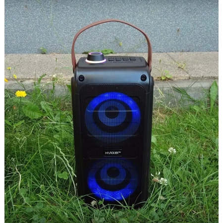 Bezprzewodowy głośnik karaoke z mikrofonem kolumna 20W Hykker