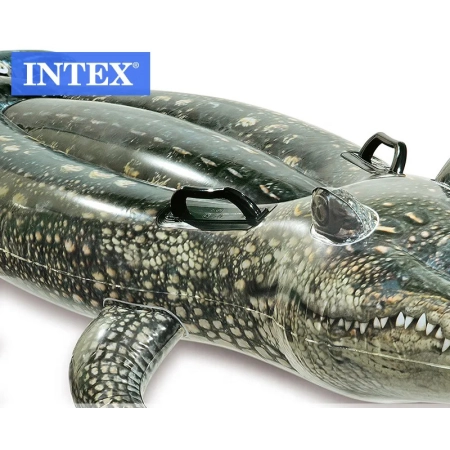 Materac dmuchany KROKODYL zabawka do pływania Intex 57551