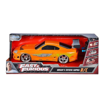 Jada zdalnie sterowany RC Toyota Supra Szybcy i Wściekli 2,4GHz USB TURBO