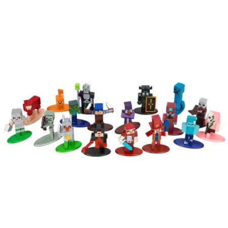 Minecraft Dungeons Zestaw metalowych figurek JADA TOYS 18 szt