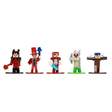 Minecraft Dungeons Zestaw metalowych figurek JADA TOYS 18 szt