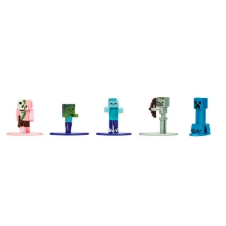 Minecraft Dungeons Zestaw metalowych figurek JADA TOYS 18 szt