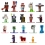 Minecraft Dungeons Zestaw metalowych figurek JADA TOYS 18 szt