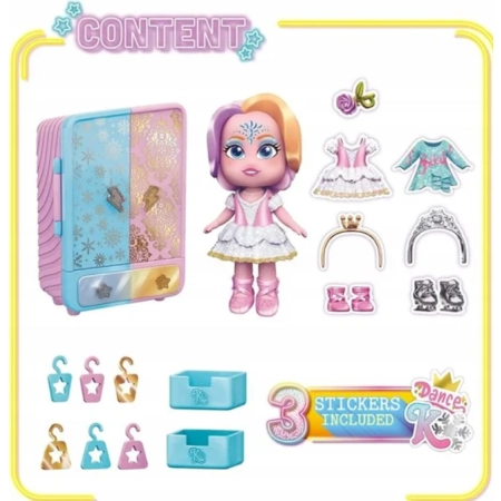 KookyLoos zestaw szafa Tary Tara's Wardrobe lalka + akcesoria