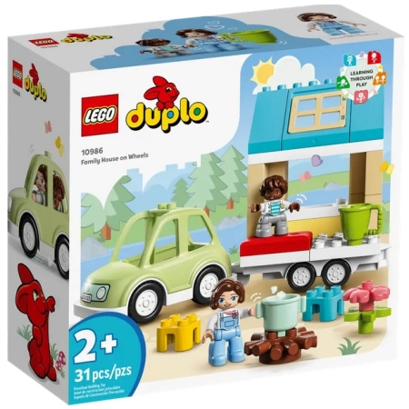 LEGO DUPLO Dom rodzinny na kółkach 10986 klocki