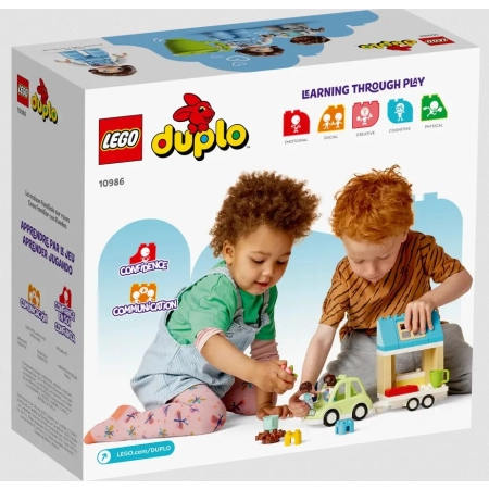 LEGO DUPLO Dom rodzinny na kółkach 10986 klocki