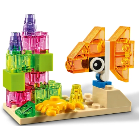 LEGO CLASSIC 11013 Kreatywne Przezroczyste Klocki