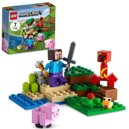 LEGO MINECRAFT 21177 Zasadzka Creepera klocki