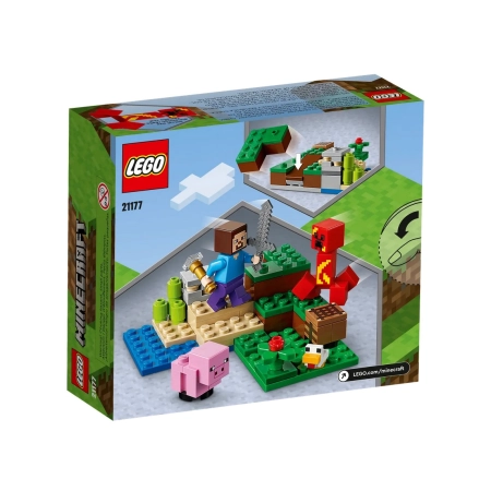 LEGO MINECRAFT 21177 Zasadzka Creepera klocki