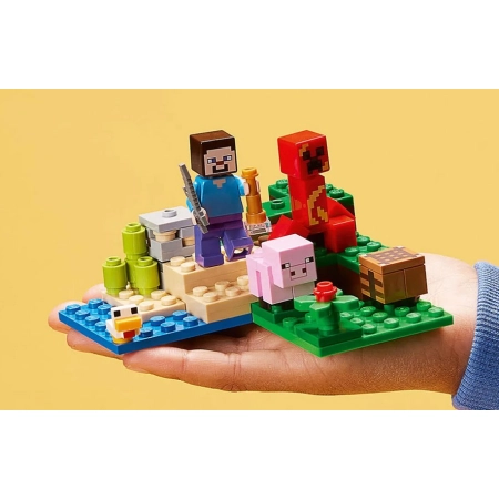 LEGO MINECRAFT 21177 Zasadzka Creepera klocki