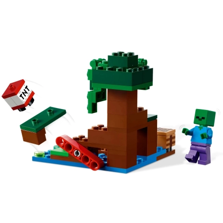 Klocki Lego Minecraft 21240 Przygoda na mokradłach 65 elementów 7+