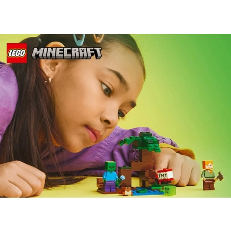 Klocki Lego Minecraft 21240 Przygoda na mokradłach 65 elementów 7+