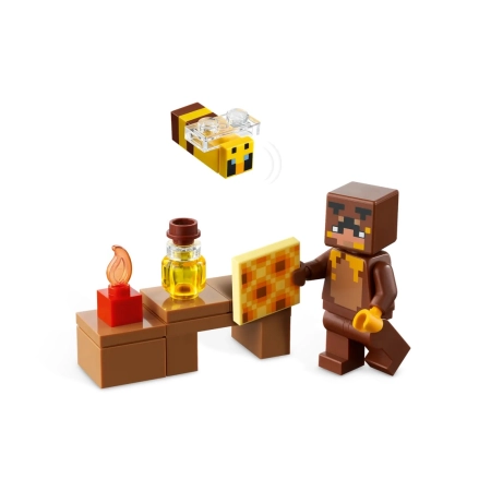 Klocki Lego Minecraft 21241 Pszczeli ul 254 elementy