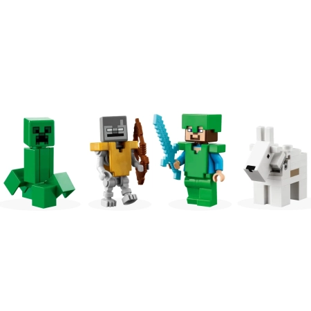 LEGO Minecraft 21243 Ośnieżone szczyty klocki