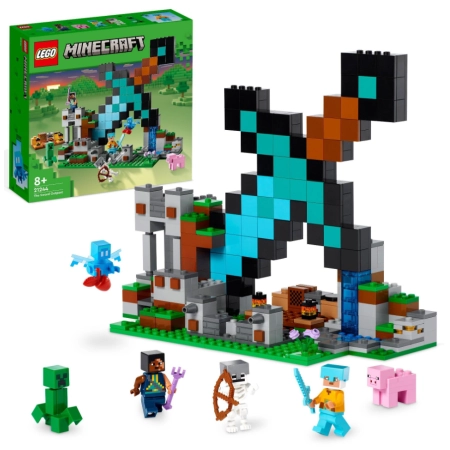 Klocki Lego Minecraft 21244 Bastion Miecza zestaw z figurkami
