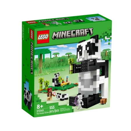 LEGO Minecraft 21245 Rezerwat Pandy Klocki
