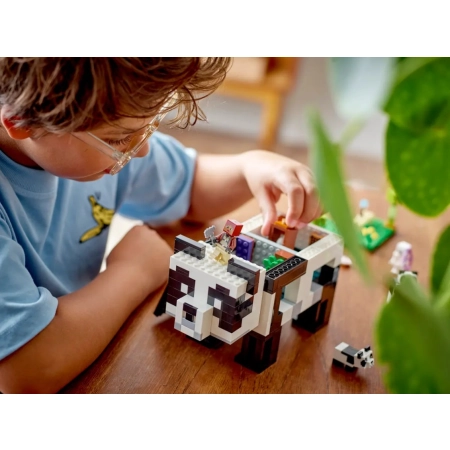 LEGO Minecraft 21245 Rezerwat Pandy Klocki
