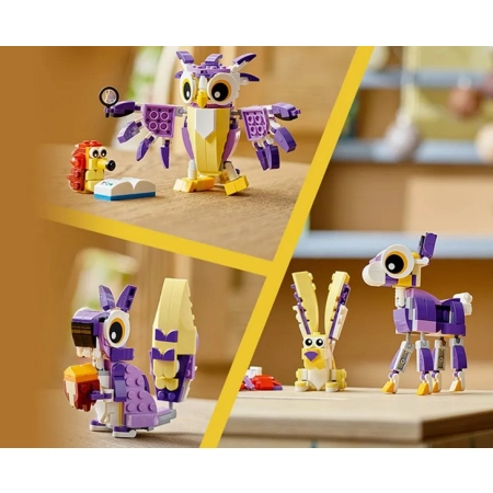 Klocki LEGO CREATOR 31125 Fantastyczne leśne stworzenia