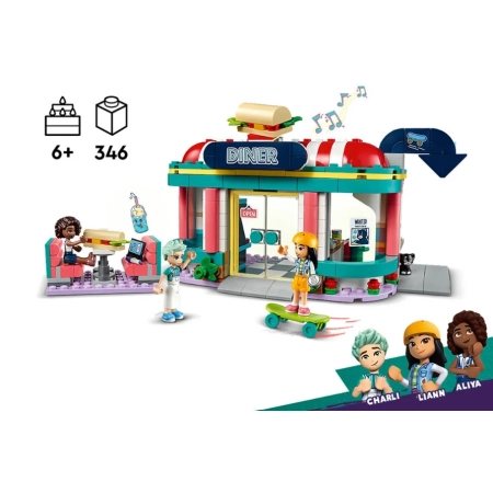 LEGO Friends Bar w śródmieściu Heartlake 41728 Klocki
