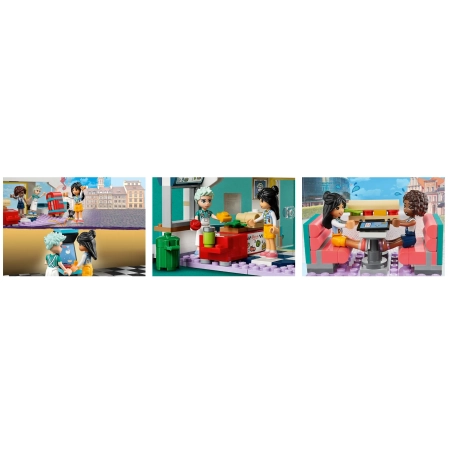 LEGO Friends Bar w śródmieściu Heartlake 41728 Klocki