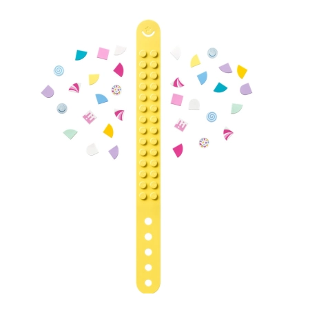 LEGO DOTS 41944 Cukierkowa kicia bransoletka i zawieszka na torbę