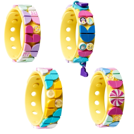 LEGO DOTS 41944 Cukierkowa kicia bransoletka i zawieszka na torbę