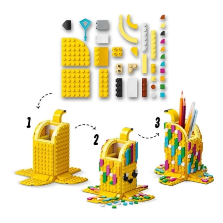 LEGO DOTS 41948 Uroczy banan pojemnik na długopisy