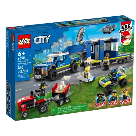 LEGO City Mobilne centrum dowodzenia policji 60315