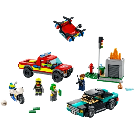 LEGO CITY Akcja strażacka i policyjny pościg 60319
