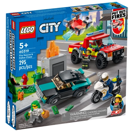 LEGO CITY Akcja strażacka i policyjny pościg 60319