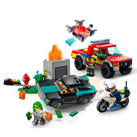 LEGO CITY Akcja strażacka i policyjny pościg 60319