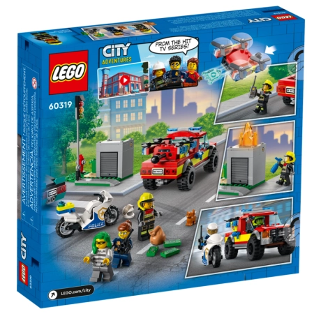 LEGO CITY Akcja strażacka i policyjny pościg 60319