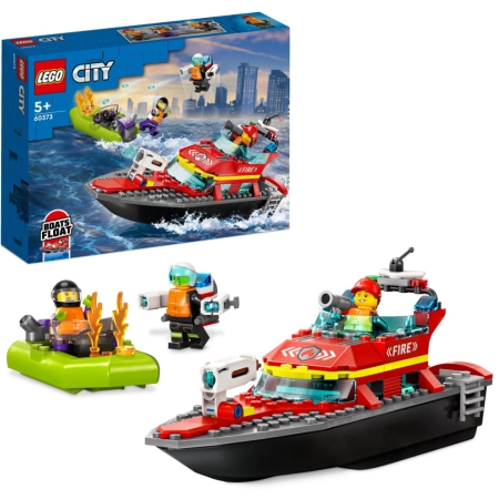 Lego City 60373 Łódź strażacka klocki