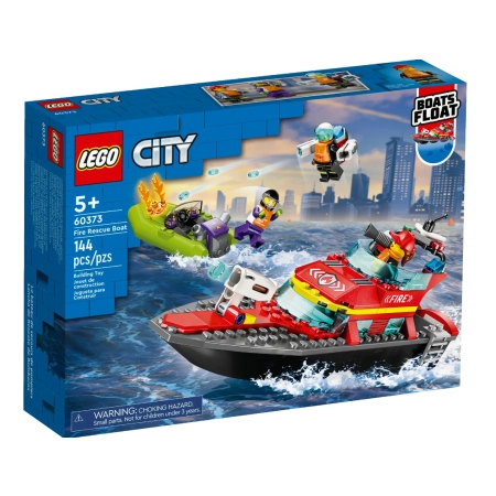Lego City 60373 Łódź strażacka klocki
