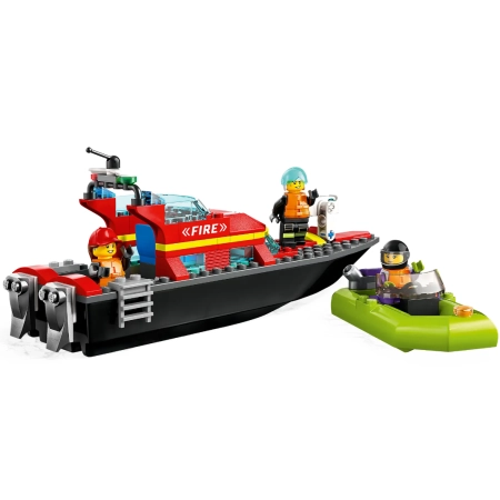 Lego City 60373 Łódź strażacka klocki