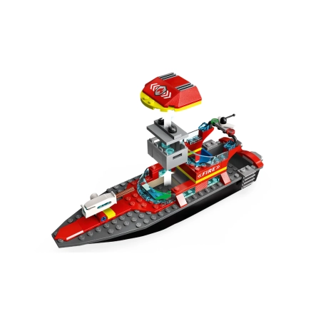 Lego City 60373 Łódź strażacka klocki