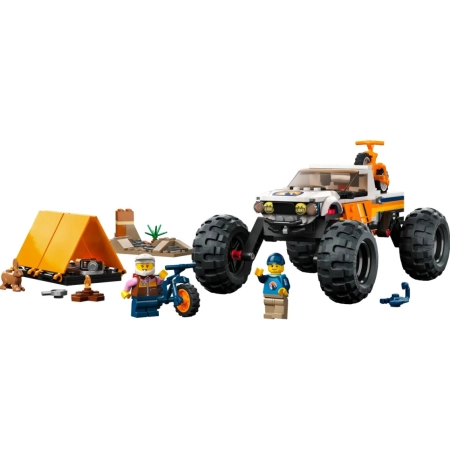 LEGO City 60387 Przygody samochodem terenowym z napędem 4x4 klocki