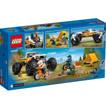 LEGO City 60387 Przygody samochodem terenowym z napędem 4x4 klocki