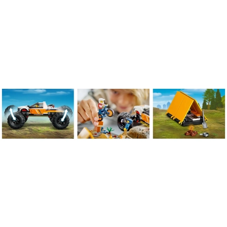 LEGO City 60387 Przygody samochodem terenowym z napędem 4x4 klocki