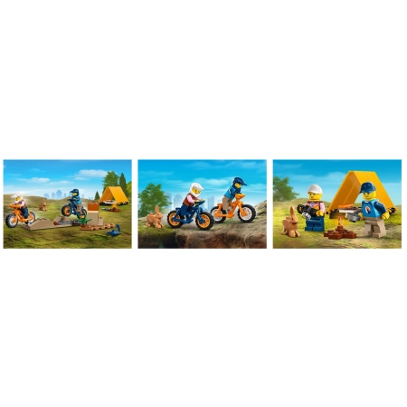 LEGO City 60387 Przygody samochodem terenowym z napędem 4x4 klocki
