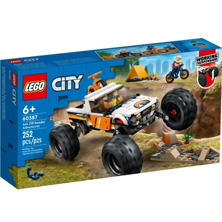 LEGO City 60387 Przygody samochodem terenowym z napędem 4x4 klocki