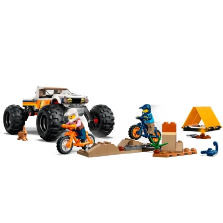 LEGO City 60387 Przygody samochodem terenowym z napędem 4x4 klocki