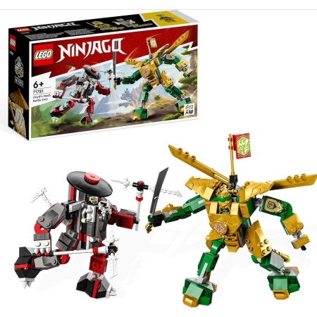 LEGO 71781 Ninjago Starcie Lloyda z Mechem EVO klocki